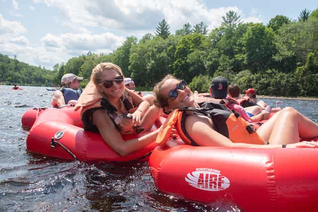 Kennebec River Maine Tubing