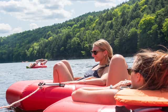 Kennebec River Maine Tubing